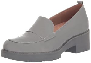 Naturalizer Women's Darry Slip On Lightweight Lug Sole Heeled Loafer