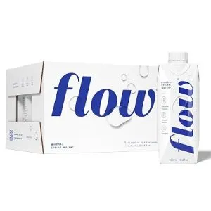 Flow Mineral Spring Water, 12 Pack