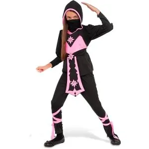 Rubies Pink Crystal Ninja Costume for Kids