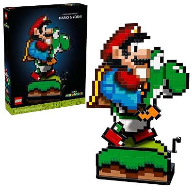 LEGO Super Mario World: Mario & Yoshi Building Set for Adults - $89.99 ($129.99)