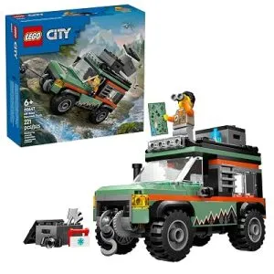 LEGO City Off-Road 4×4 Mountain Truck Toy – Building Toy Set for Kids