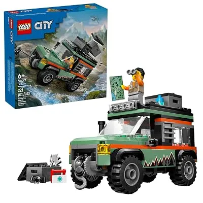LEGO City Off-Road 4×4 Mountain Truck Toy – Building Toy Set for Kids - $11.92 ($15.69)