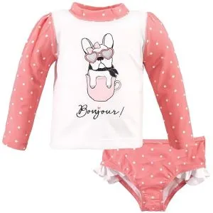 Hudson Baby Unisex Swim Rashguard Set