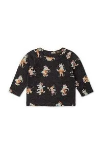 MONICA + ANDY Long Sleeve Crewneck T Shirt