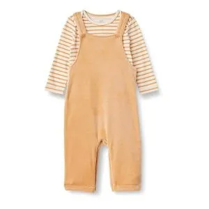 Amazon Essentials x Sofia Grainge Unisex Babies' Velour Overall and…