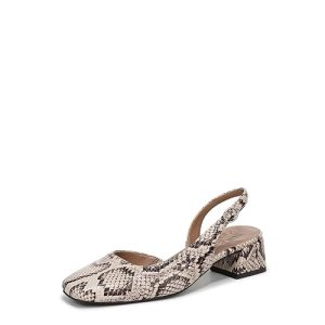 Naturalizer Women's Jayla Pump Beige Snake Print 9.5 WW