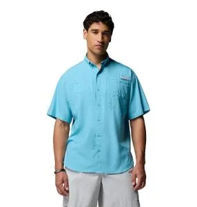 Columbia Men's PFG Tamiami II Short Sleeve Sun Protection Fishing…