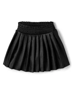 Gymboree,Girls,and Toddler Fashion Skirts,Black Pleated Faux…