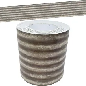 Teacher Created Resources Corrugated Metal Straight Rolled Border Trim