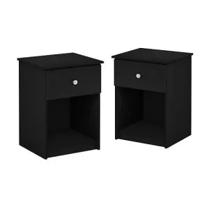 Furinno TIDUR Set of 2 Night Stand with Drawer