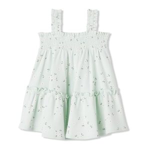 Amazon Essentials x Sofia Grainge Baby Girls' Smocked Cotton Dress