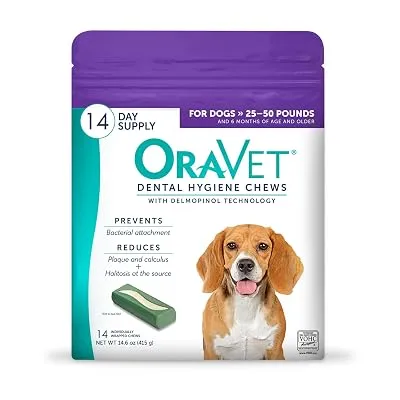 OraVet Dental Hygiene Chews for Dogs - $13.86 ($22.99)