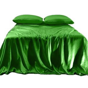 Elegant Comfort Luxurious 4-Piece Silky Satin Sheet Set