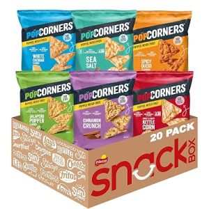 PopCorners Popped Corn Chips Gluten Free 1 oz, 20 Pack