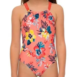 Kanu Surf Girls' Jasmine Beach Sport Halter One Piece