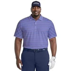 IZOD Men's Big and Tall Swingflex Elite Short Sleeve Golf Polo