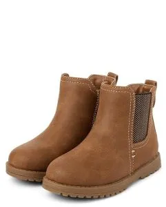 Gymboree,and Toddler Casual Boot,Tan,11 Years