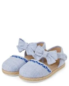 Gymboree,Girls and Toddler Closed Toe Espadrille Flat with Ankle…