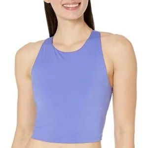 Amazon Essentials Women's Active Sculpt High Neck Racer Back Sports…