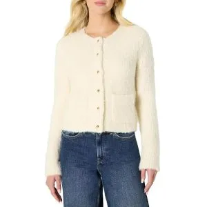 Amazon Essentials Women's Regular-Fit Trendy Wool Blend Boucle…