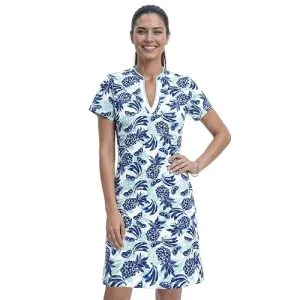 IZOD Women's V-Neck Short Sleeve Athletic Dress