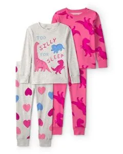 Carter's Girl 4-Piece Tight Fit Cotton Pajama Set