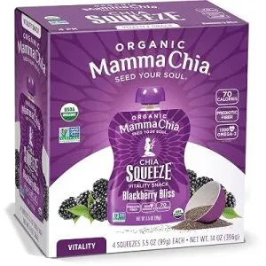Mamma Chia Organic Vitality Squeeze Snack, 3.5 Ounce
