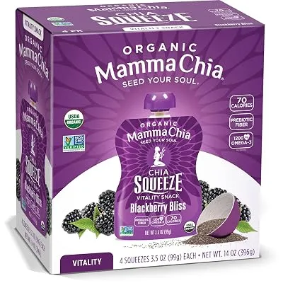 Mamma Chia Organic Vitality Squeeze Snack, 3.5 Ounce - $12.87 ($22.97)