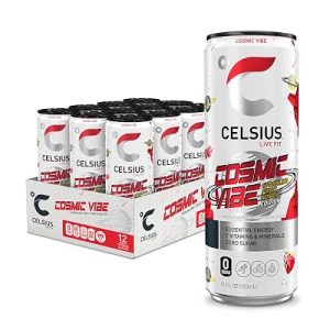 CELSIUS COSMIC VIBE Sparkling Fruit Punch, 12-Pack