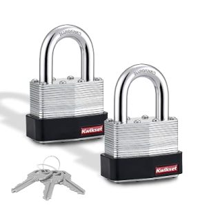 Kwikset Laminated Steel Padlock 2-Pack