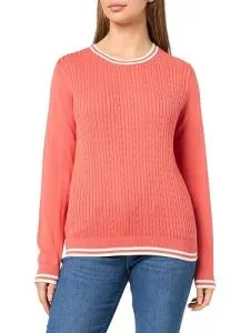 Nautica Women's Cable Tipped Sweater