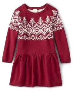 Gymboree,and Toddler Christmas Holiday Dresses,Royal Red Sweater,12