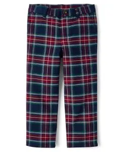 Gymboree and Toddler Dress Pants,Tidal Plaid,7