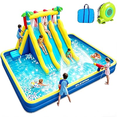 ELEMARA Inflatable Water Slide, 20.66×16.4FT - $289.99 ($468.32)