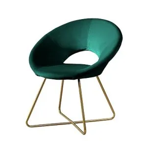 Roundhill Furniture Slatina Silky Velvet Accent Chair