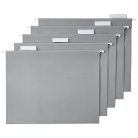 Amazon Basics Hanging File Folders, 25-Pack