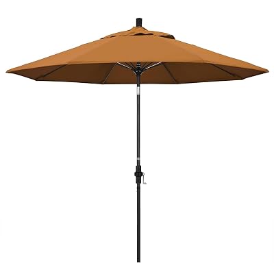 California Umbrella 9′ Round Crank Lift, Collar Tilt, Aluminum Pole - $190.29 ($338.06)