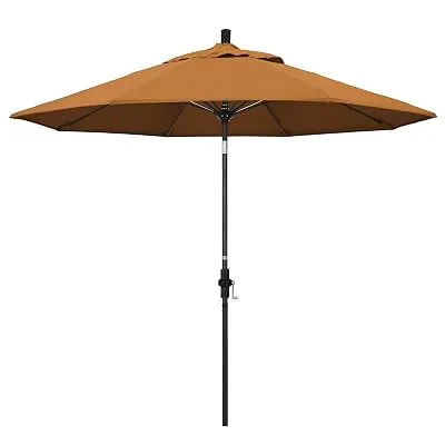 California Umbrella 9′ Round Crank Lift, Collar Tilt, Aluminum Pole