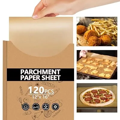 UBeesize 120PCS Thickened Parchment Paper, 12×16