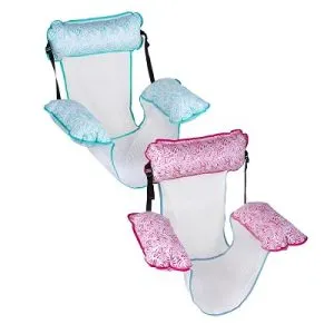 Monterey Chair 2 Pack 30x23x24in adj Back Assorted Colors Aqua