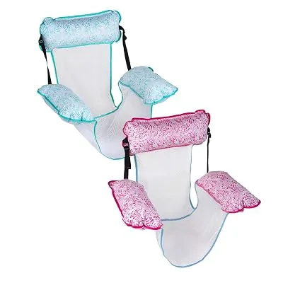 Monterey Chair 2 Pack 30x23x24in adj Back Assorted Colors Aqua - $13.85 ($29.99)