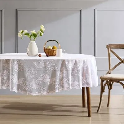 HLC.ME Butterfly Floral Lace Tablecloth, 60×84 Inch - $8.44 ($17.94)