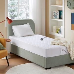 Beautyrest Cotton Blend Heated Mattress Pad Secure, Twin XL