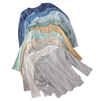 Butterblu London 10-Pack Long Sleeve T-Shirts​ 100% Organic - $48.74 ($74.99)