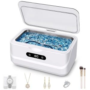 EXTAFIY Ultrasonic Jewelry Cleaner 48KHz Cleaning Machine