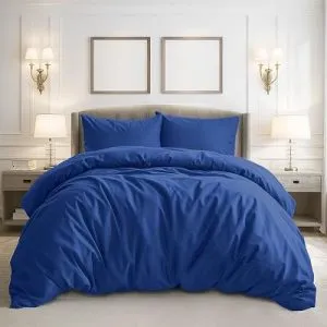 Pure Bedding Duvet Cover King Size, 3 Pieces, 104×90