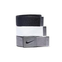 Nike Men’s Standard 3 Pack Golf Web Belt, One Size
