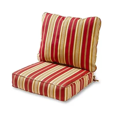 Greendale Home Fashions Deep Seat Cushion Set 24×24 28×22