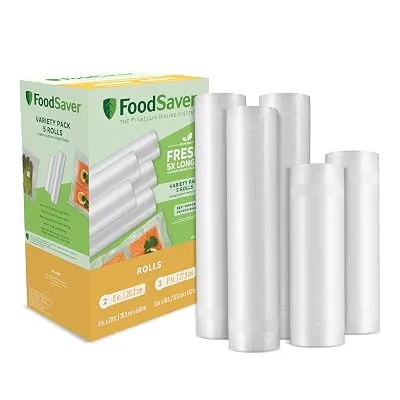 FoodSaver Custom Length Vacuum Sealer Bags 5 Count 2 Pack 3 Pack