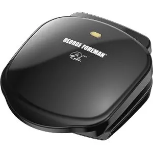 George Foreman GR10B 2-Serving Mini Grill & Panini Press